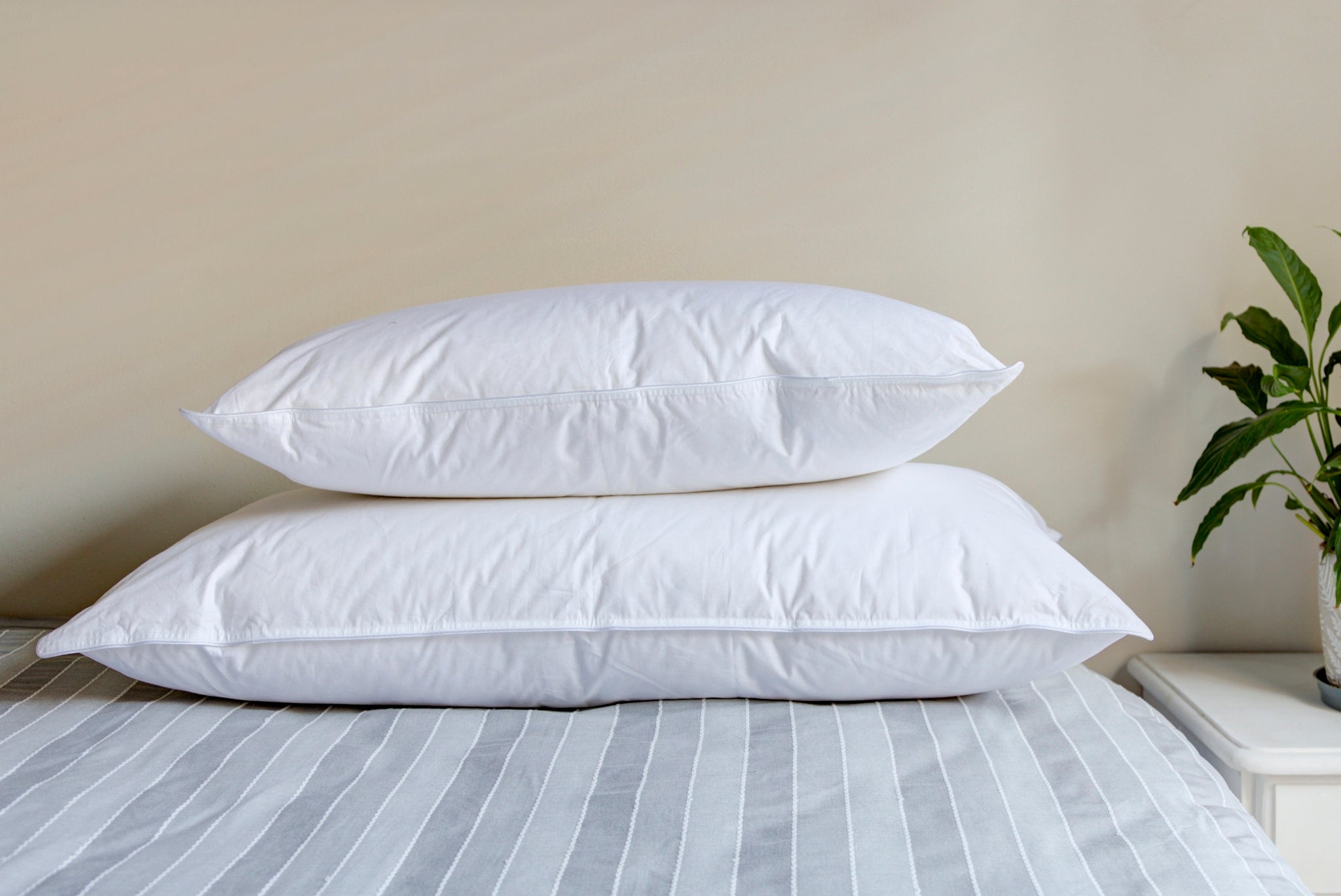 Goose Down Pillow (90% down, 10% Feather) - ThinkCosy