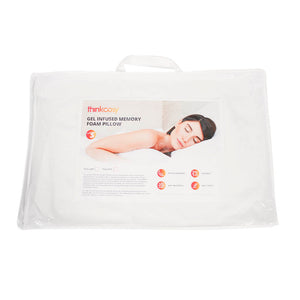 Memory Foam Contour Pillow - Gel Infused - Cosy Firm - Thinkcosy