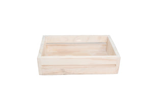 Storage Box – Wooden (Pine) - Whitewashed