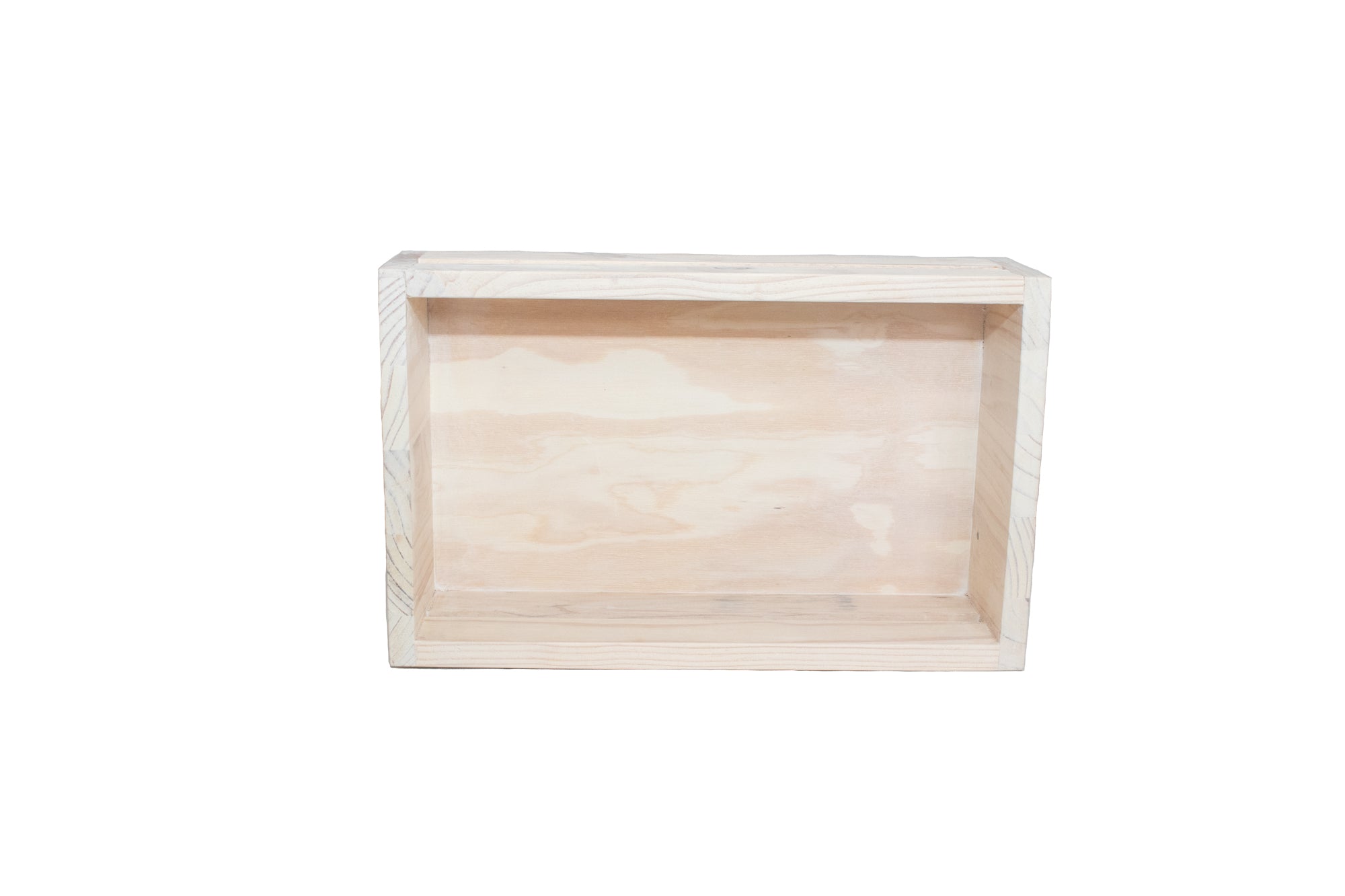 Storage Box – Wooden (Pine) - Whitewashed