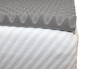 Load image into Gallery viewer, Convoluted/Eggbox Mattress Topper - ThinkCosy - Grey - Extra Length
