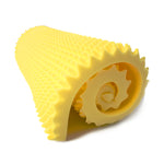 Load image into Gallery viewer, Convoluted/Eggbox Mattress Topper - ThinkCosy - Yellow - Extra Length
