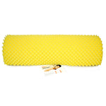 Load image into Gallery viewer, Convoluted/Eggbox Mattress Topper - ThinkCosy - Yellow - Extra Length
