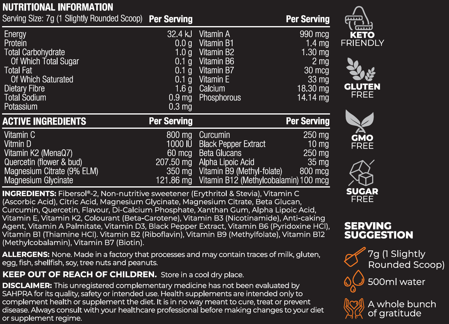 Vitamin G Inflammation Shield + (Complete support to decrease inflammation & regulate your immune system)