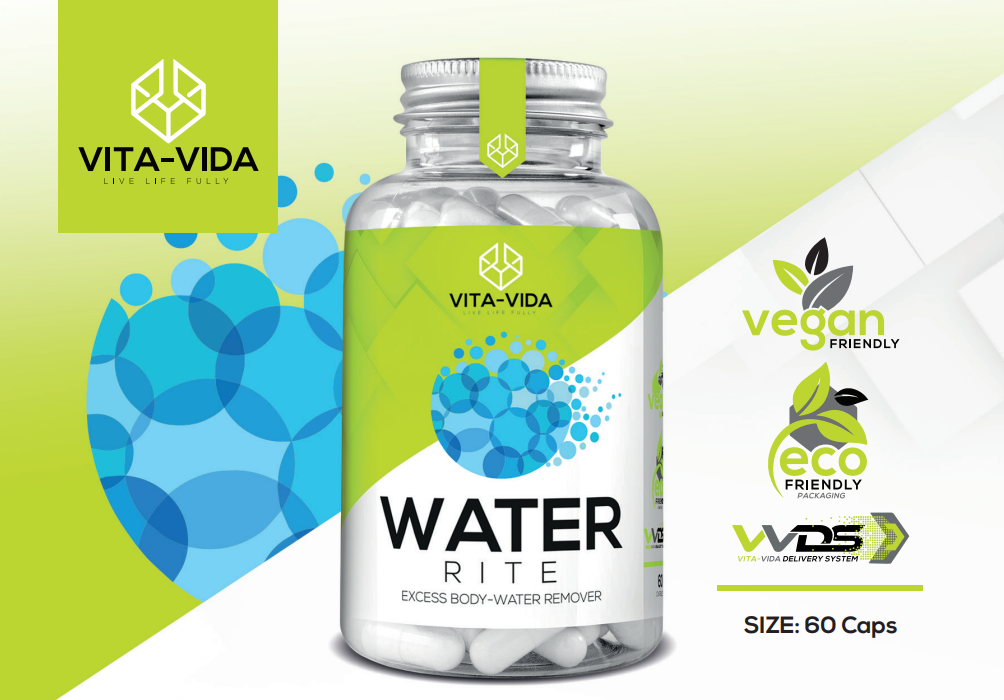 Natural Water Tablet - Water Rite - Vita-Vida