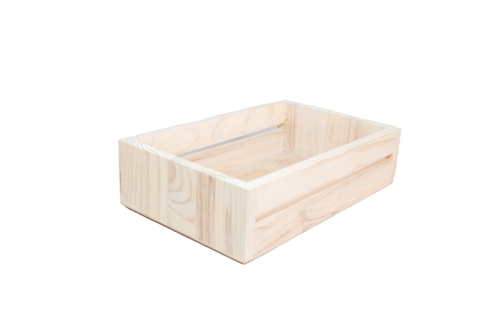 Storage Box – Wooden (Pine) - Whitewashed