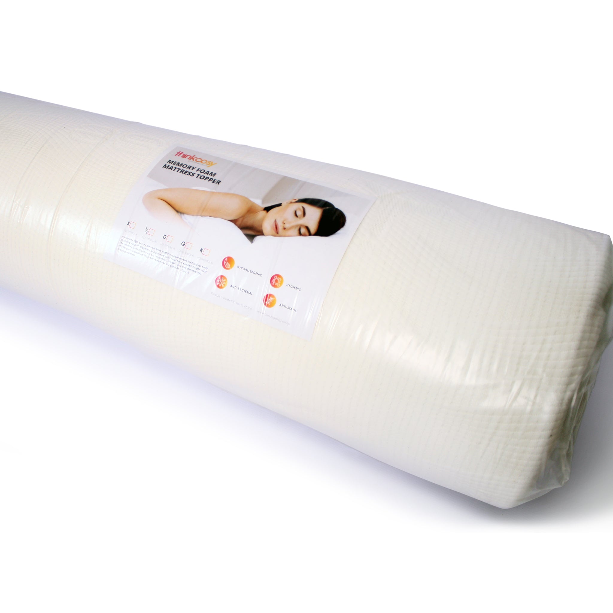 Memory Foam Mattress Topper - ThinkCosy - Extra Length