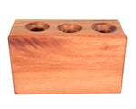 Load image into Gallery viewer, Candle Holder - Wooden - ThinkDeco - 3 holes
