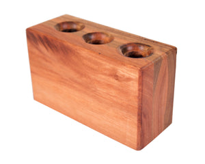 Candle Holder - Wooden - ThinkDeco - 3 holes