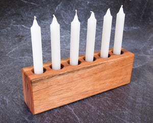 Candle Holder - Wooden - ThinkDeco - 6 holes