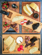 Load image into Gallery viewer, Wooden Serving/Platter Boards - Entertainer Raw - 3 Pack - ThinkDeco
