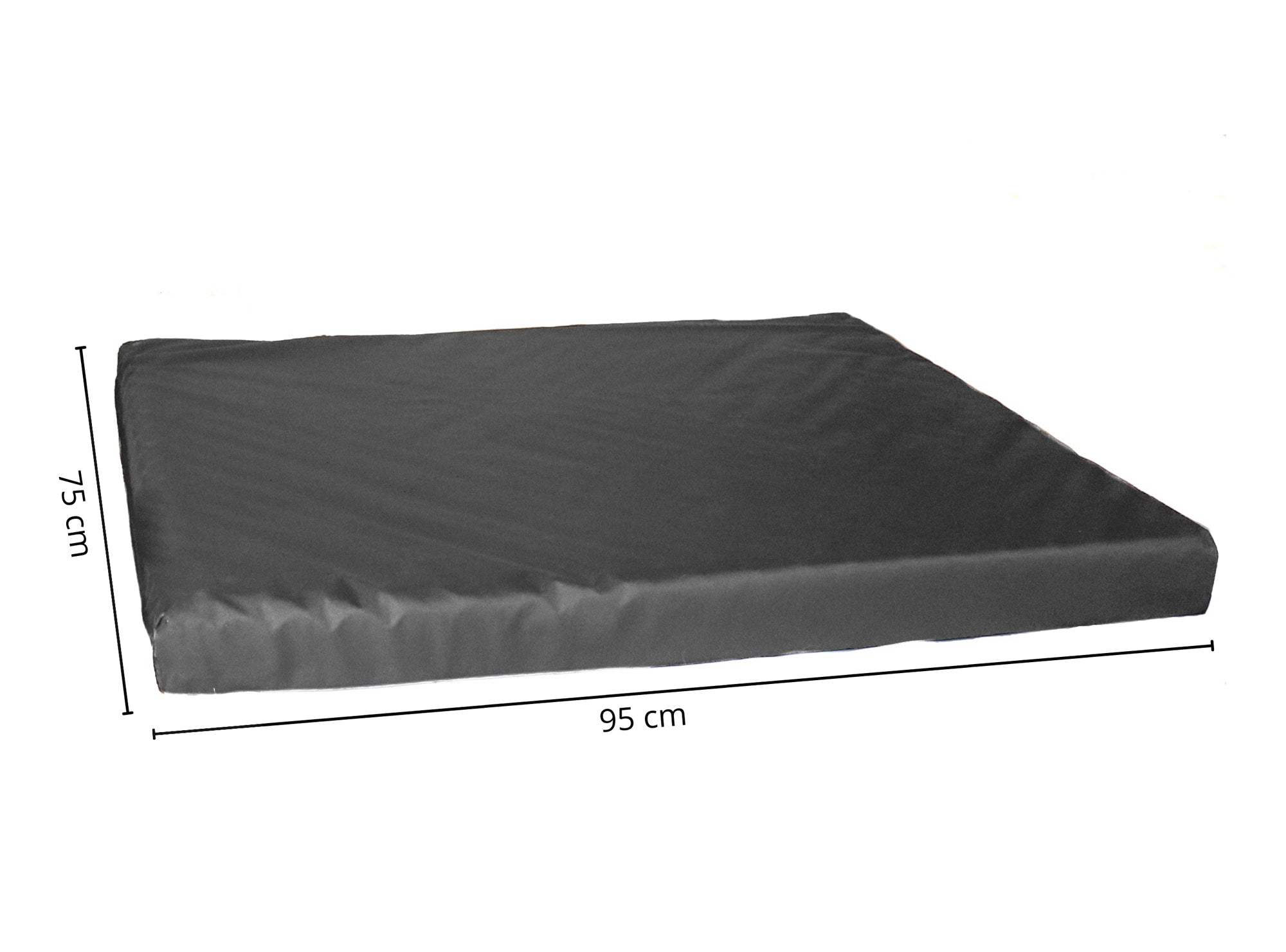 Dog Bed/Mattress - Convoluted Foam - ThinkCosy - Charcoal - Medium