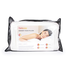 Memory Foam Contour Pillow - Cosy light - ThinkCosy