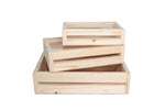 Load image into Gallery viewer, Storage Box Set – Wooden (Raw Pine)
