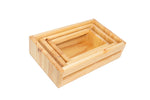 Load image into Gallery viewer, Storage Box Set – Wooden (Varnished Pine)
