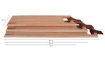 Load image into Gallery viewer, Wooden Serving/Platter Boards - Entertainer Raw - 3 Pack - ThinkDeco
