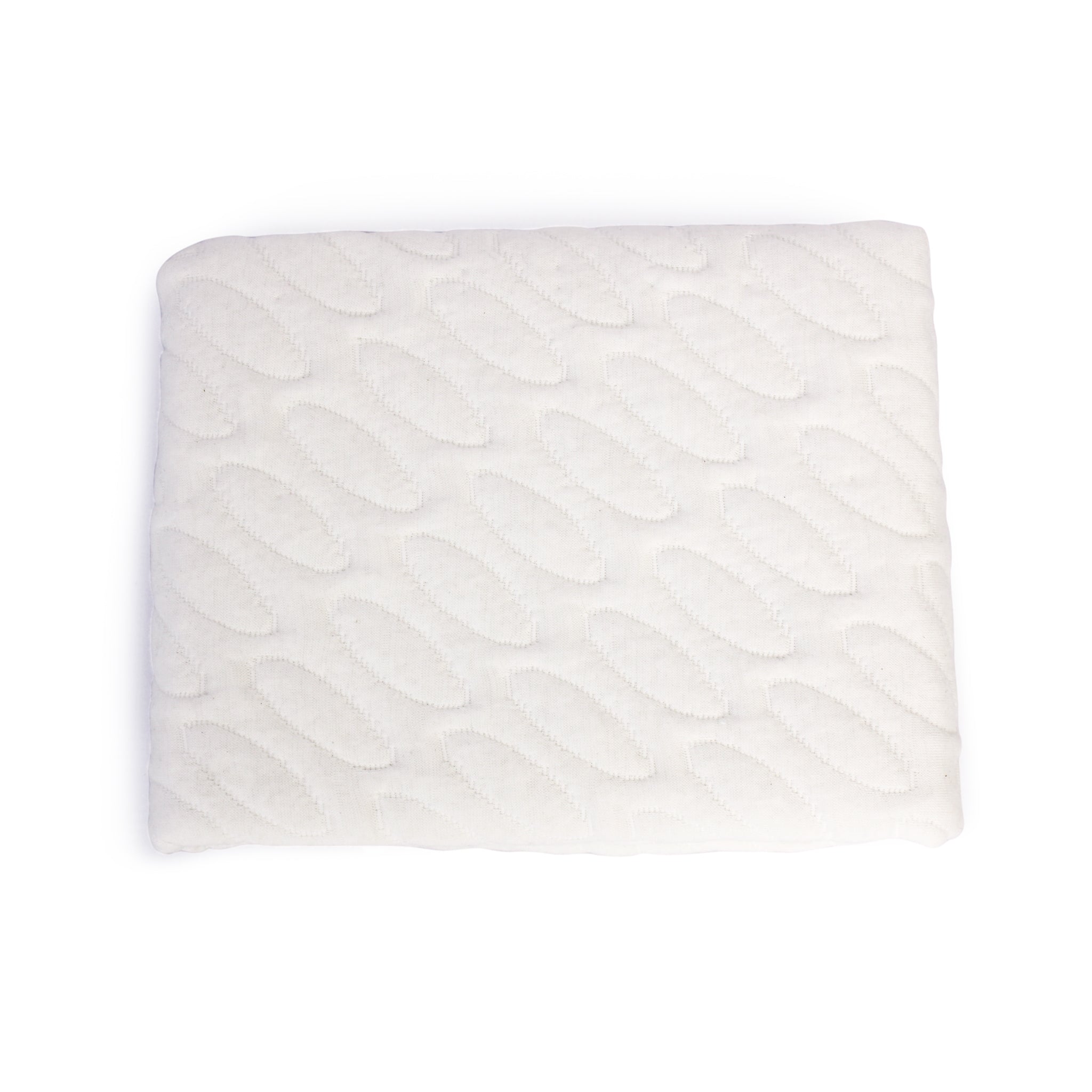 Quilted Waterproof Pillow Protector - ThinkCosy - White