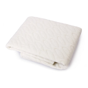 Quilted Waterproof Pillow Protector - ThinkCosy - White