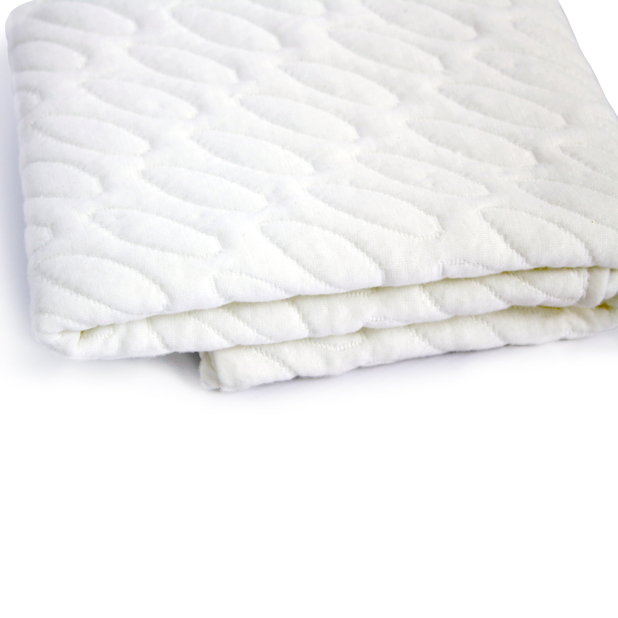 Quilted Waterproof Pillow Protector - ThinkCosy - White